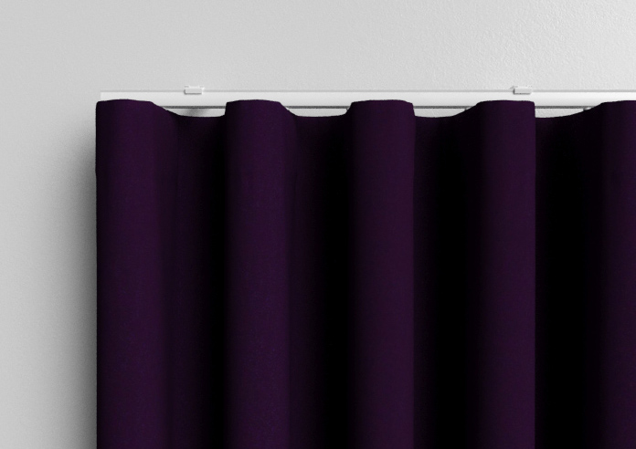 Faux Suede, Purple - Made to Measure Curtains - Image 13